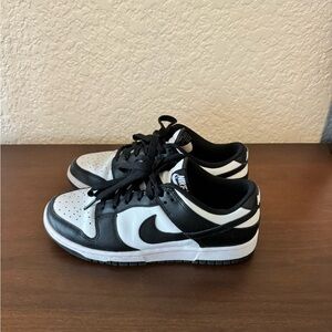 Nike Dunk Women’s Black and White Low-Top Sneakers